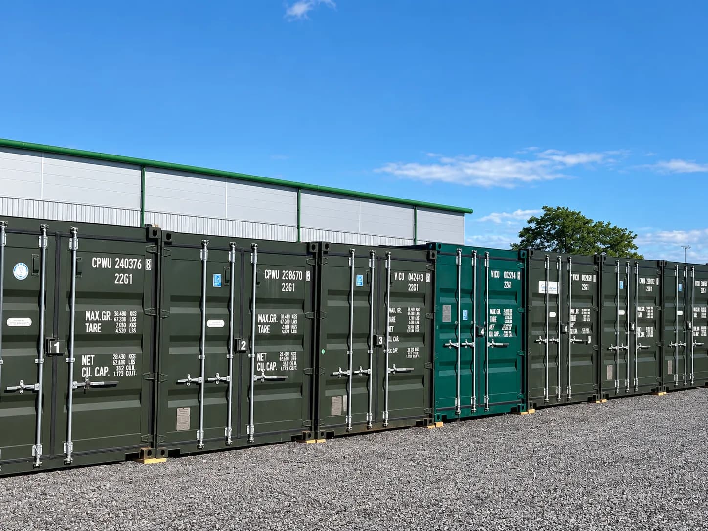 Secure container storage units in Burgess Hill