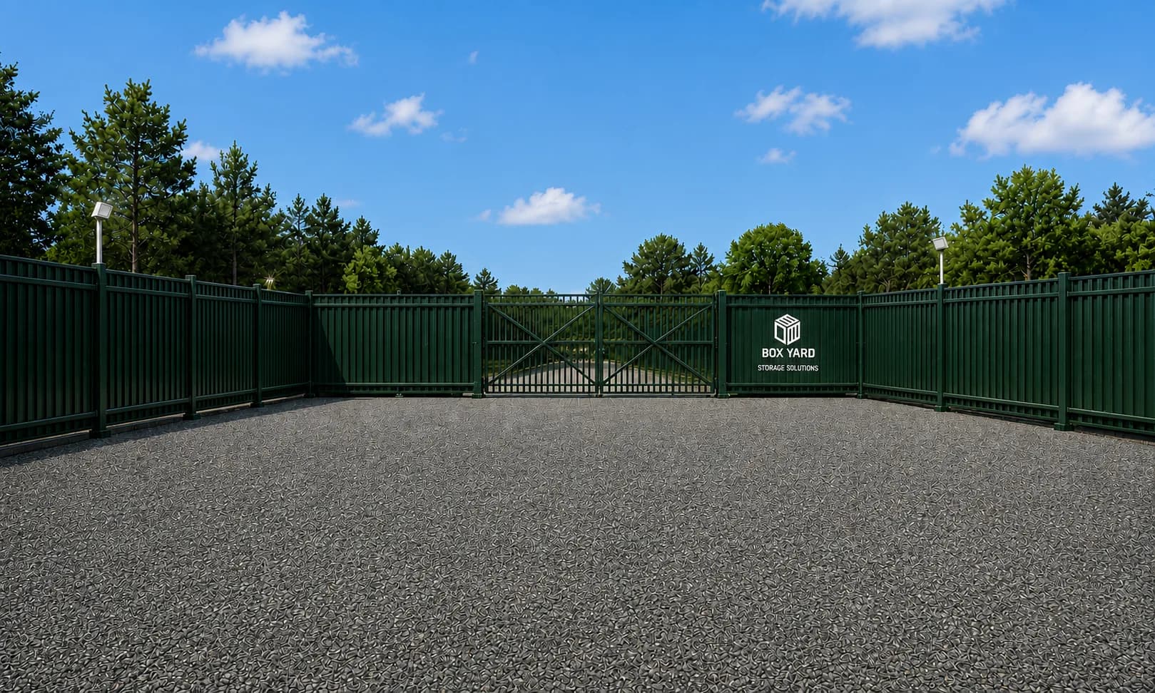 Open yard commercial storage in Mid Sussex